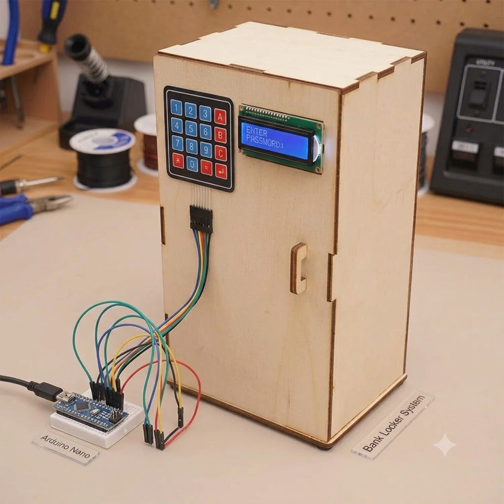 DIY Password Protected Bank Locker Kit