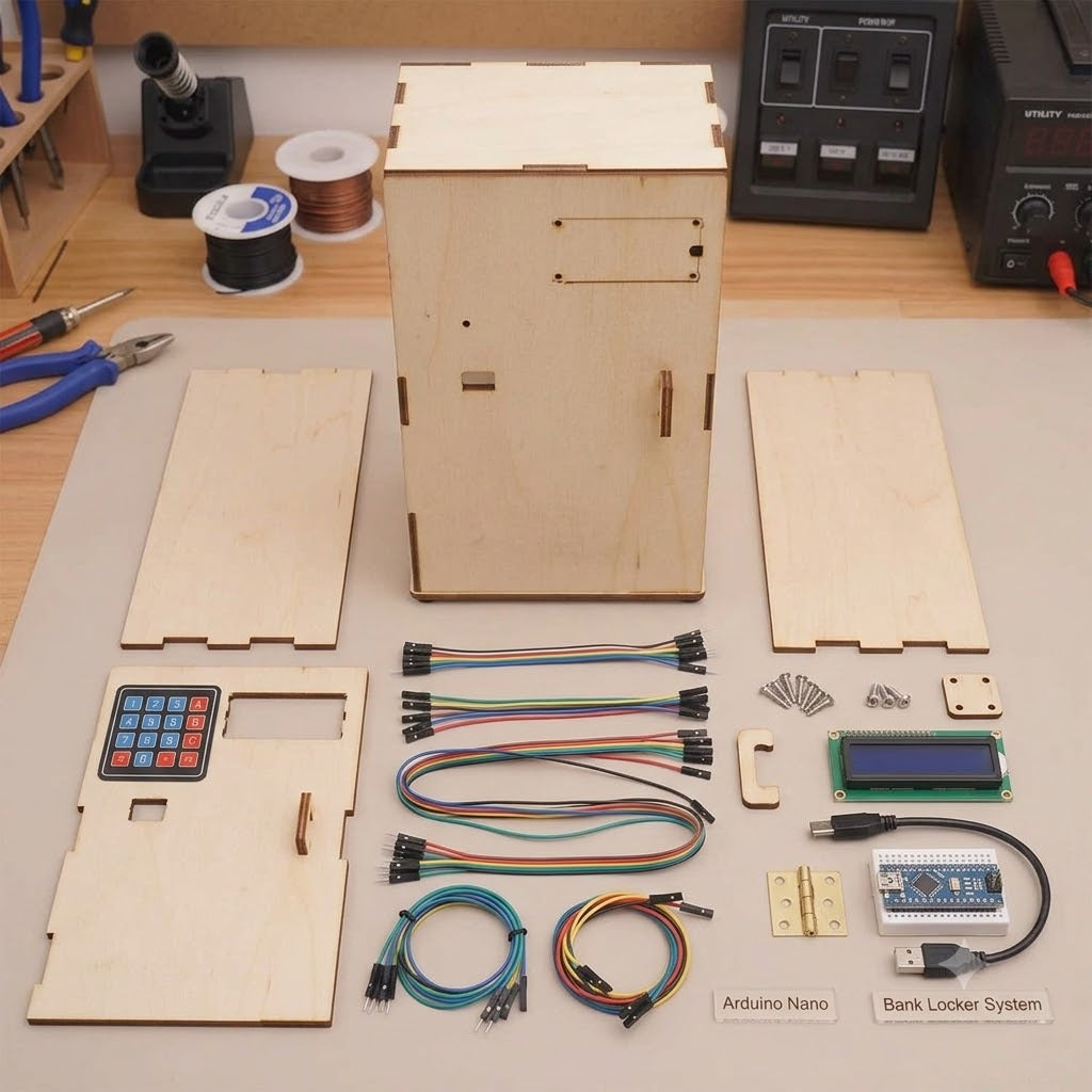 DIY Password Protected Bank Locker Kit