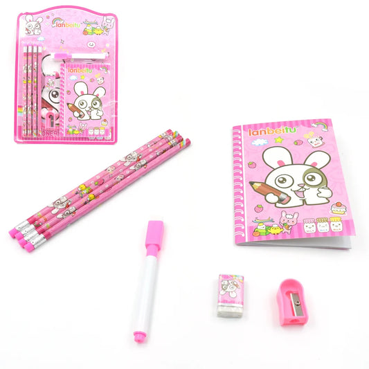 Kids' Stationery Kit – 8 Pc School Supply Set | ScribbleJoy