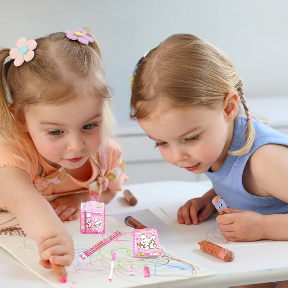 Kids' Stationery Kit – 8 Pc School Supply Set | ScribbleJoy