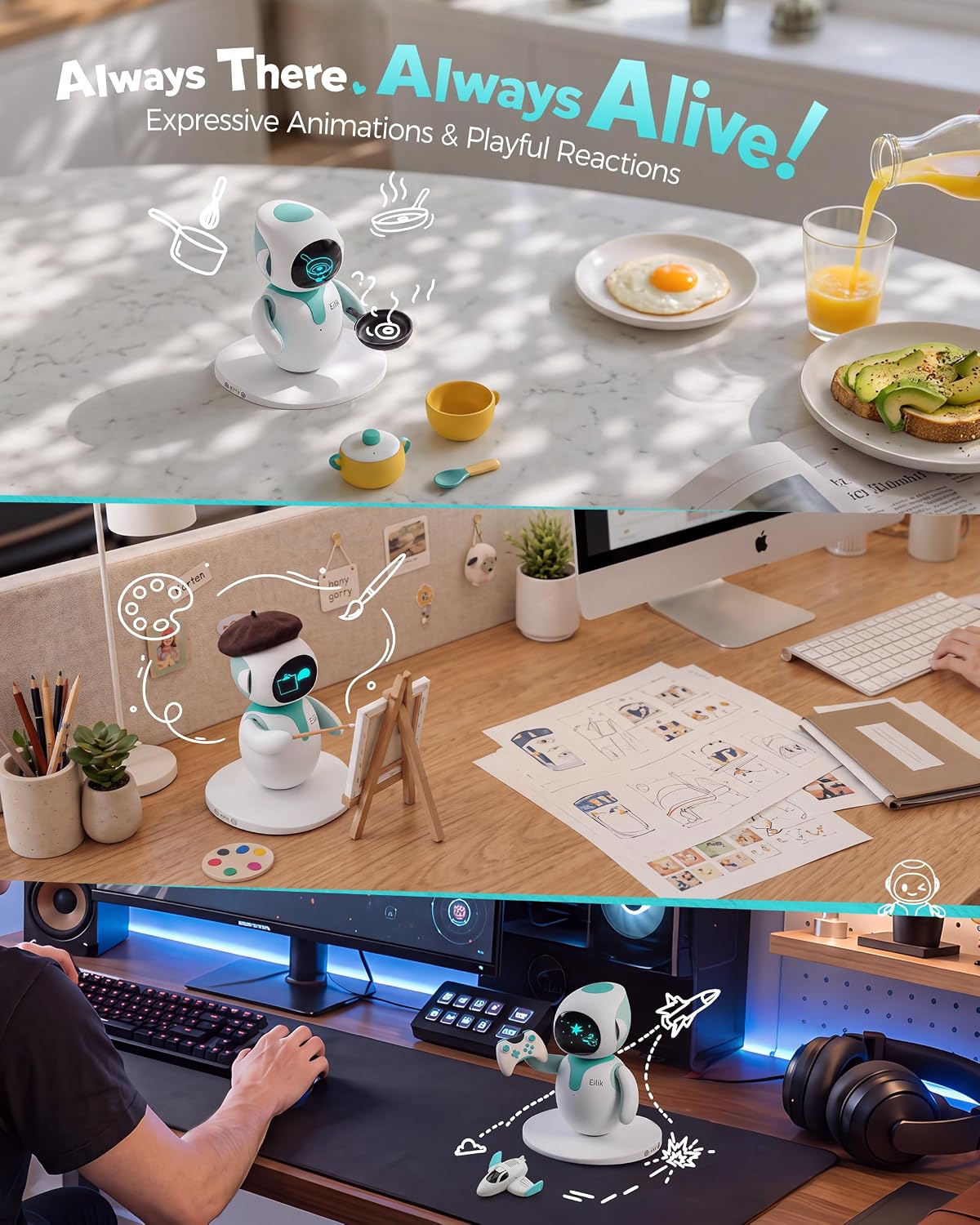Desktop Companion Robot With Emotional Intelligence